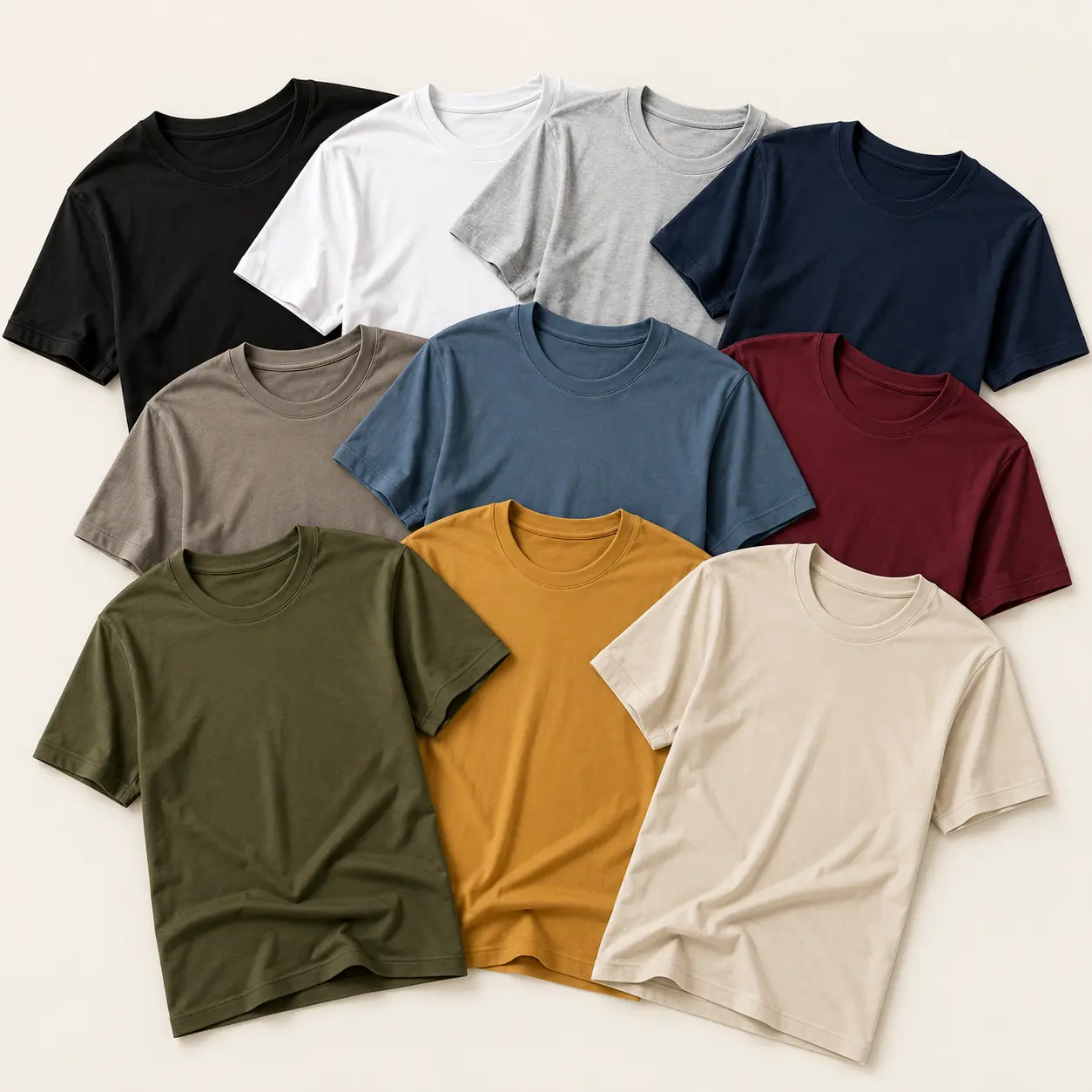 5 Pcs Multicolor RN T-shirt